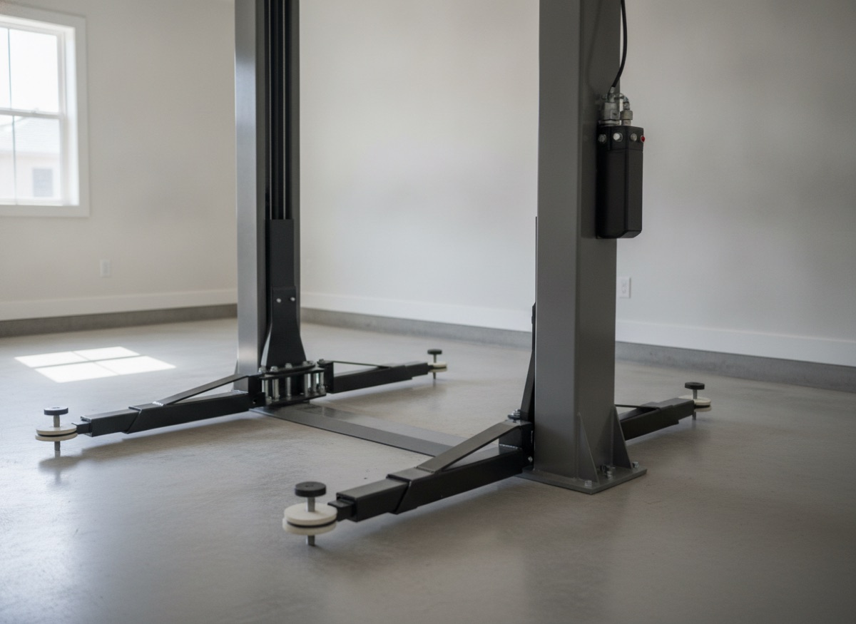 Atlas 10000 lb Two Post Clear Floor Lift